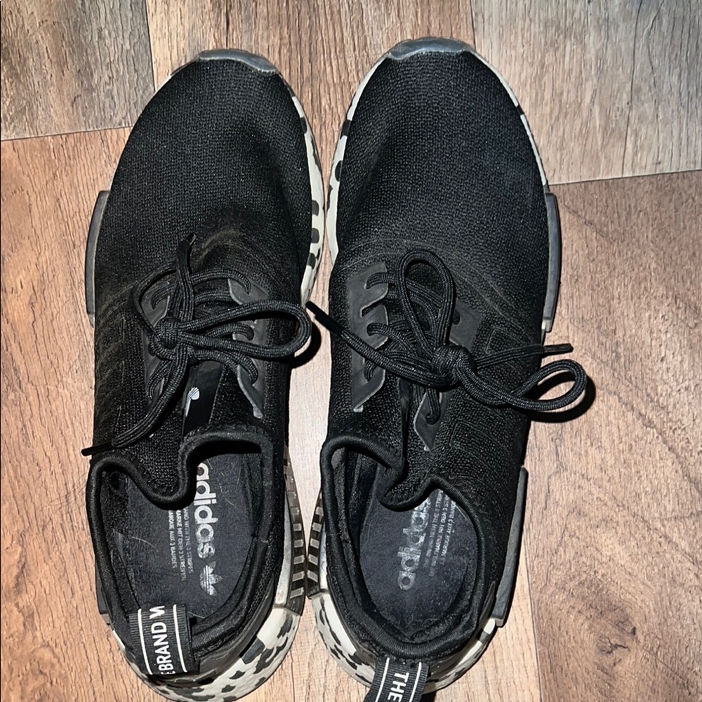Adidas Black and White Sneakers